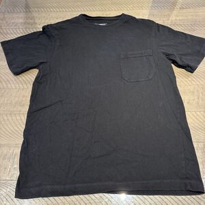 Jesse James Tee shirt Mens size Medium Industrial Workwear Black Pocket Tee